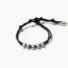 Abacus Single Wrap Bracelet Black