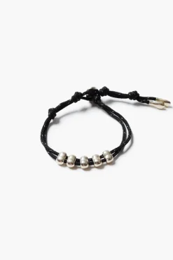 Abacus Single Wrap Bracelet Black