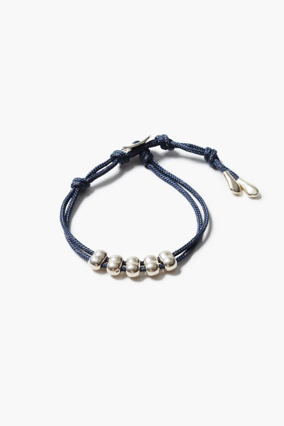 Abacus Single Wrap Bracelet Navy