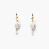 Amour Spiral Earrings White Pearl