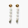 Amour Spiral Tiered Earrings Labradorite
