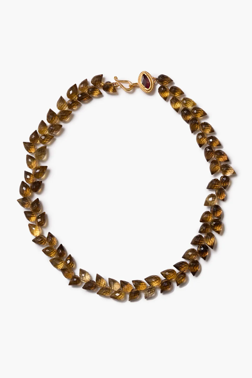 Angie Necklace Whiskey Quartz