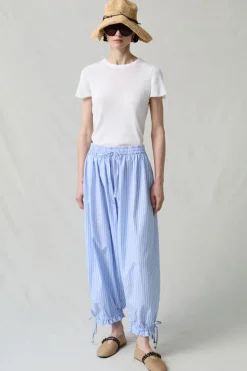 Balloon Pant Blue Stripe