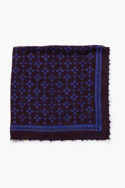 Beaded Floral Bandana Lapis