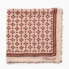 Beaded Floral Bandana Pink Sand