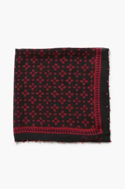 Beaded Floral Bandana Sapphire