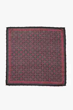 Beaded Floral Bandana Sapphire
