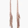Beaded Skinny Scarf Pink Sand