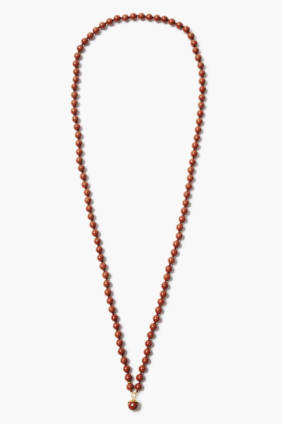 Bell Necklace Red Jasper