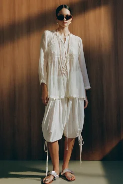 Bell Necklace White Pearl