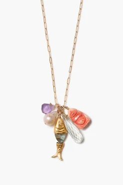 Buddha Charm Necklace Multi