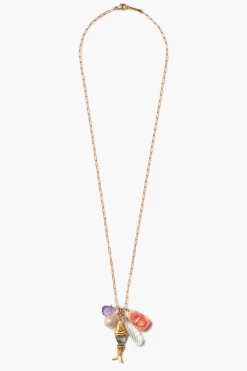 Buddha Charm Necklace Multi