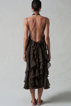 Bustle Dress Earth