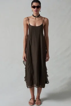 Bustle Dress Earth