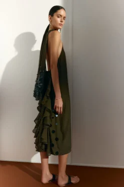Bustle Dress Earth