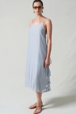 Bustle Dress Fog