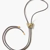Butterfly Bolo Tie Necklace Jasper