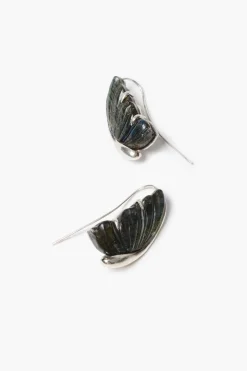 Butterfly Earrings Labradorite