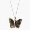 Butterfly Necklace Labradorite