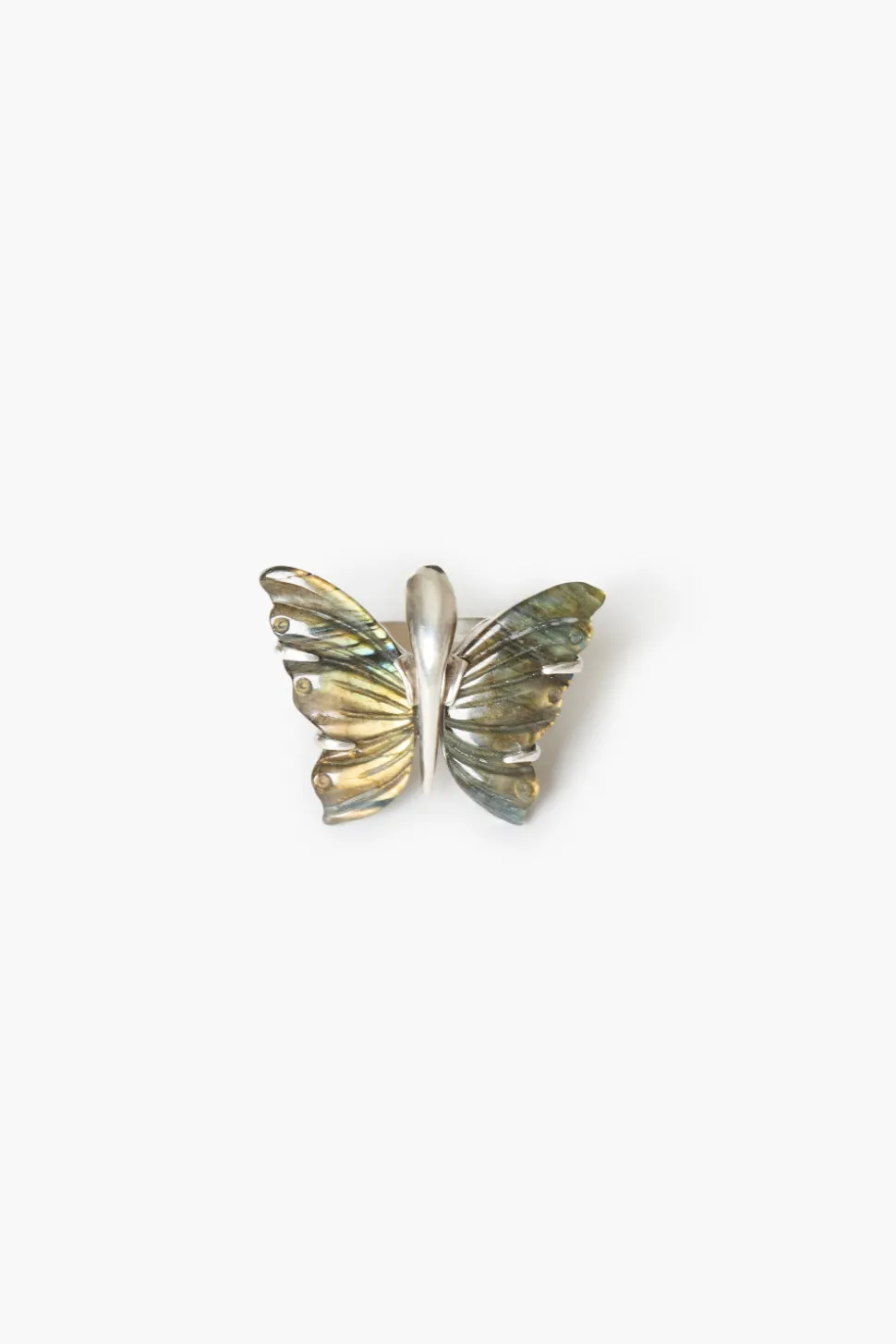 Butterfly Ring Labradorite