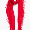 Cashmere and Silk Scarf Barbados Cherry