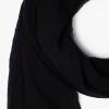 Cashmere and Silk Scarf Black