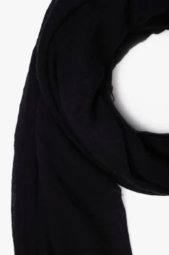 Cashmere and Silk Scarf Black