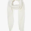 Cashmere and Silk Scarf Eggshell