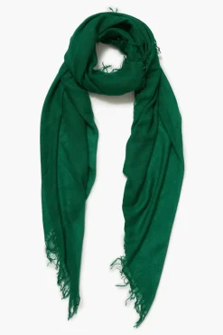Cashmere and Silk Scarf Emerald