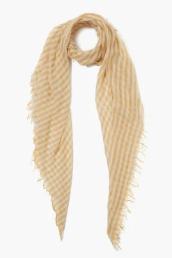 Cashmere and Silk Scarf Honey Linea