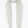 Cashmere and Silk Scarf Kombu Dot