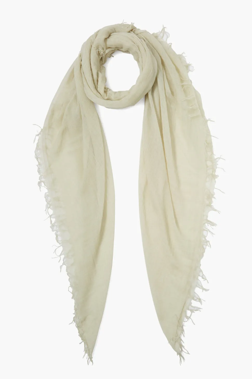 Cashmere and Silk Scarf Light Sage