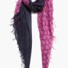 Cashmere and Silk Scarf Orchid Mix