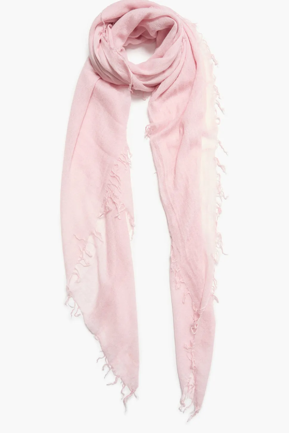 Cashmere and Silk Scarf Rose Water