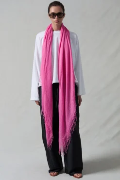 Cashmere and Silk Scarf Wild Orchid