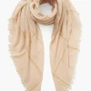 100% Cashmere Scarf Golden Olive Windowpane