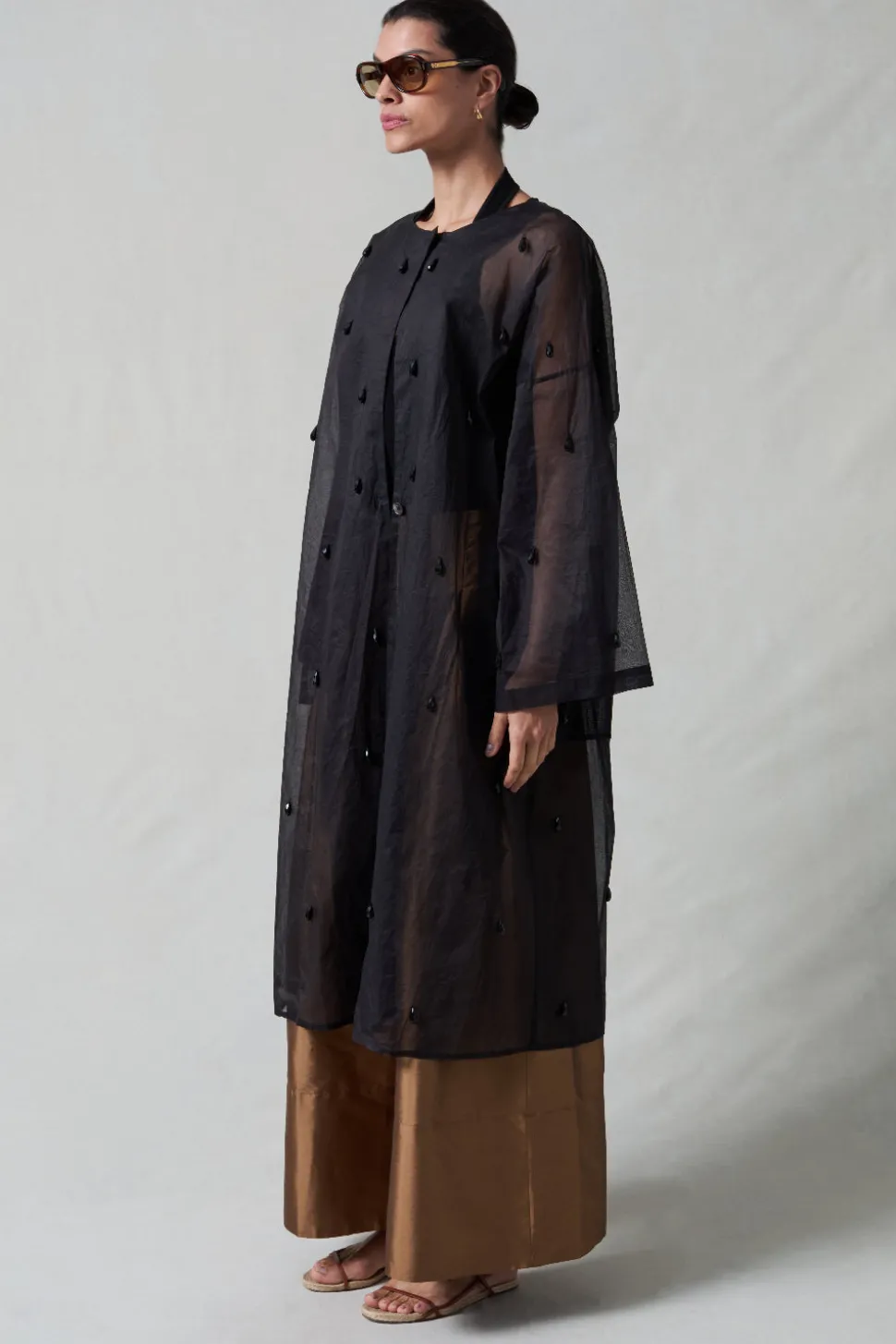 Chandelier Paper Trench Black