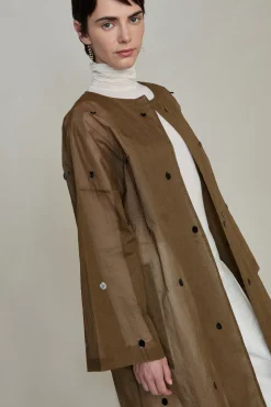 Chandelier Paper Trench Olive