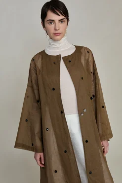 Chandelier Paper Trench Olive
