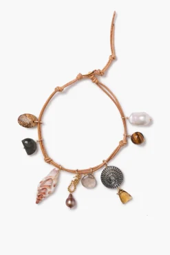 Cora Charm Anklet Natural