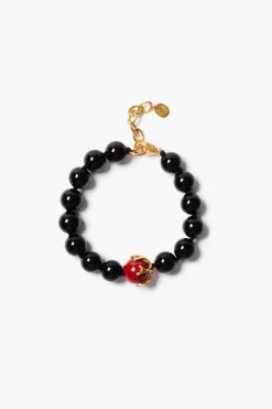 Coral Crown Bracelet Onyx