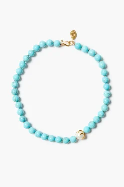 Coral Crown Necklace Turquoise