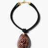 Corda Concha Shell Choker Black