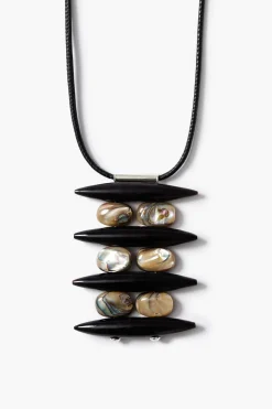 Dais Cord Necklace Abalone