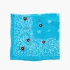Daisy Embroidered Bandana Capri