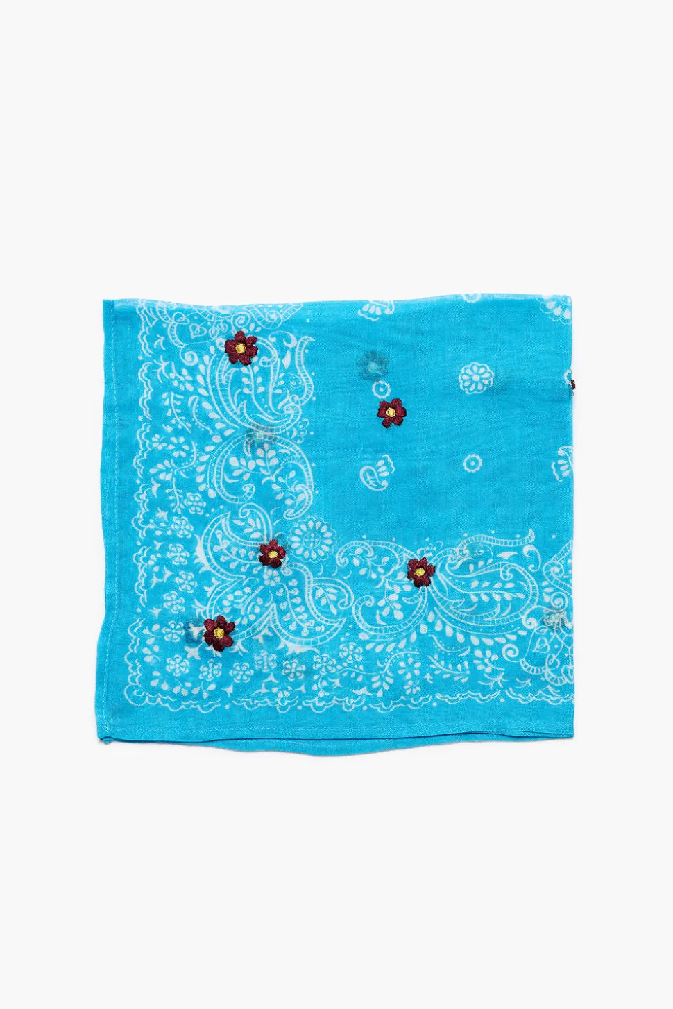 Daisy Embroidered Bandana Capri