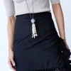 Delft Tassel Necklace Multi