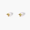Della Stud Earrings Peridot