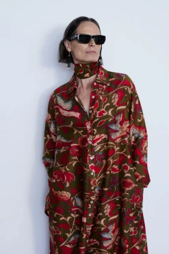 Dove Shirt Dress Olive