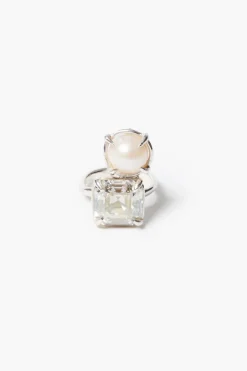 Duo Toe Ring Pearl